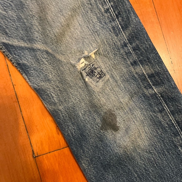 Vintage Levi's 501 Blue Jeans - Picture 10 of 16